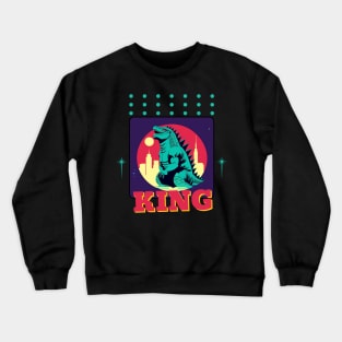 King of monster,The great monster of world Crewneck Sweatshirt